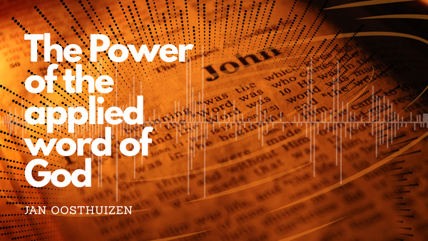 The power of the embodied Word of God