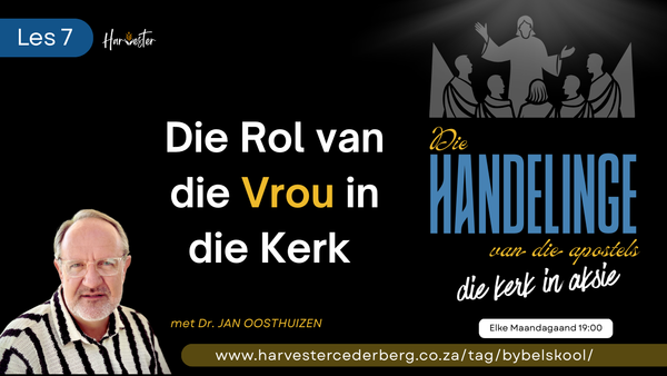 Die rol van vrou in die kerk
