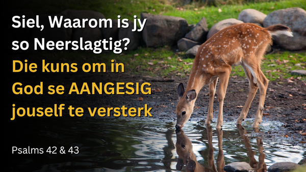 Die kuns om in God se AANGESIG jouself te versterk